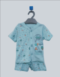 Short Sleeves Front Open Vest T-Shirt & Shorts For Baby Boy’s and Baby Girl’s