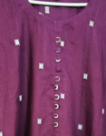 Women’s Purple Color Plain Round Neck Sleeveless Cotton Kurti Buy Kurtis Online