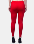 Women’s Red Color Ankle Length Wear Legging Front