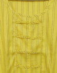 Women’s Yellow Color Striped Round Neck Sleeveless Cotton Kurti Sleeve Attached Buy Kurtis Online full