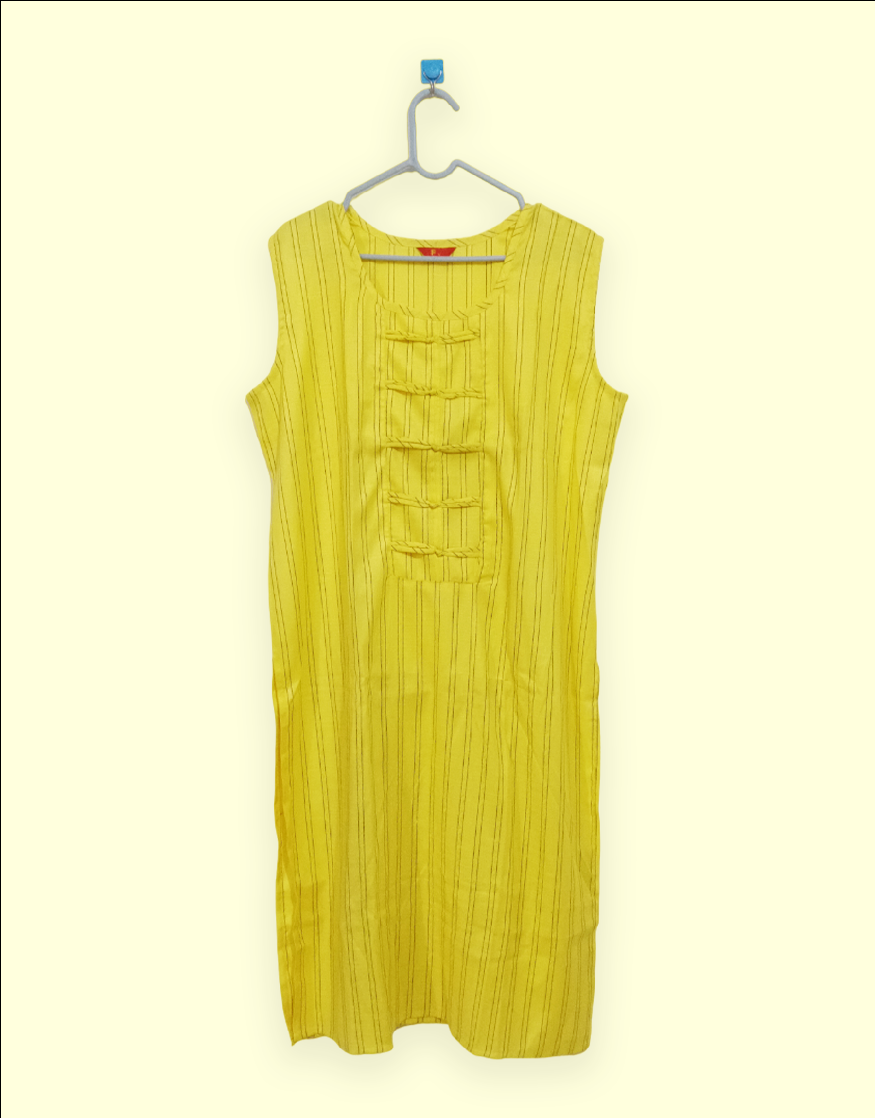 Buy Yellow Cotton Embroidered Designer Kurti Online : India - Kurtis &  Tunics