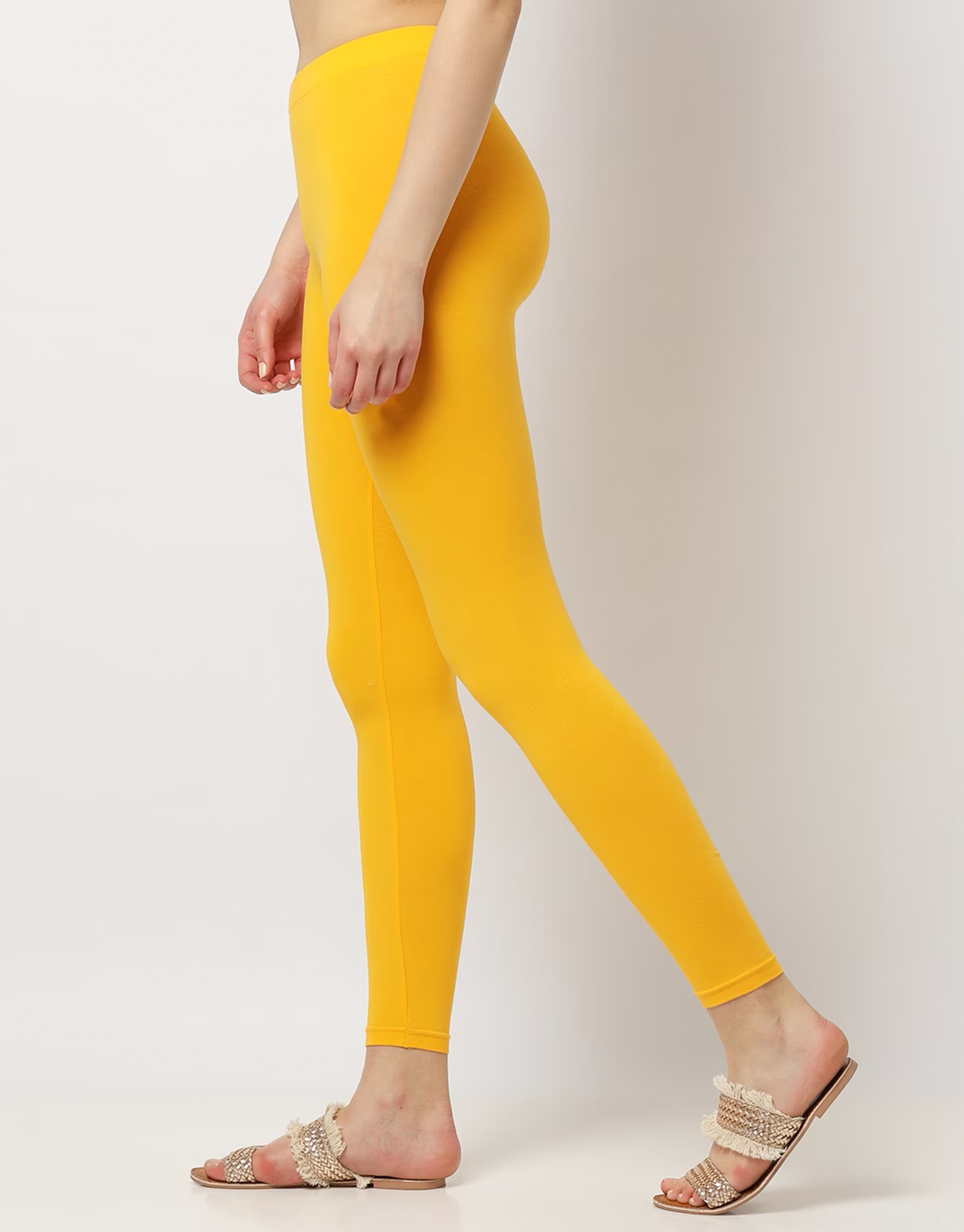 Deep V Scrunch Legging-Yellow – Lexna