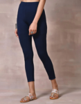 Women’s Navy Blue (Cloud Burst) Color Ankle Length Stretch Legging