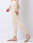 Women’s Off White Ankle Length with Elasticated Waist 1