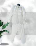 Shirt & Pant Co-Ord’s Set For Women White Color Free Size Made In Thailand